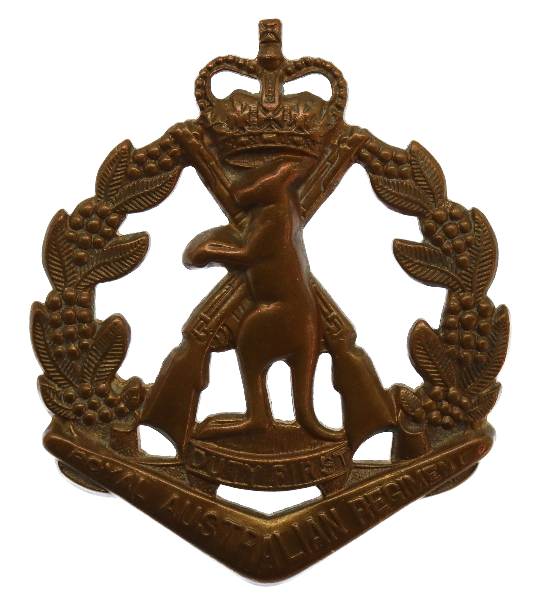 Royal Australian Regiment Cap Badge - Queen's Crown
