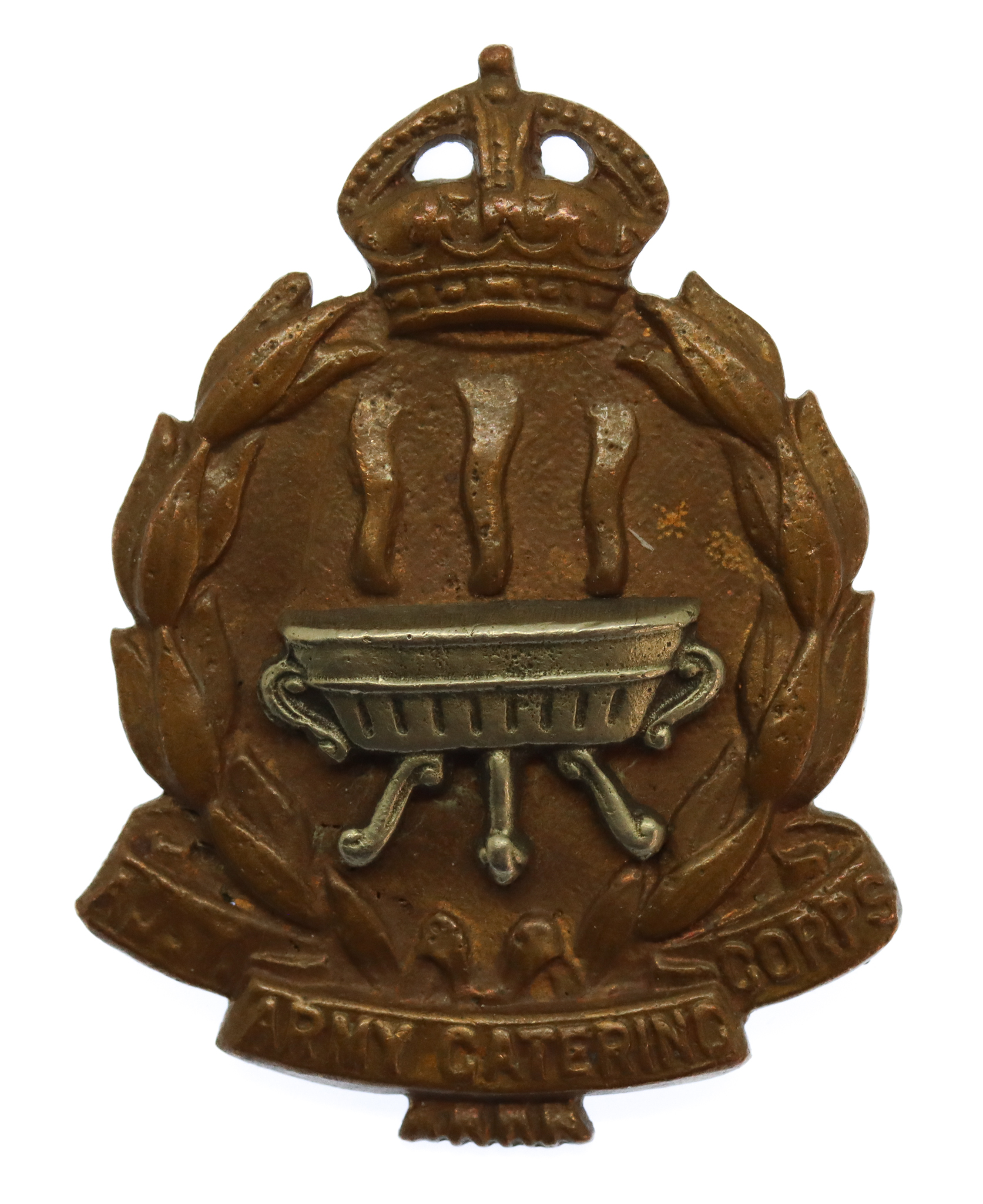 Australian Army Catering Corps Cap Badge - King's Crown