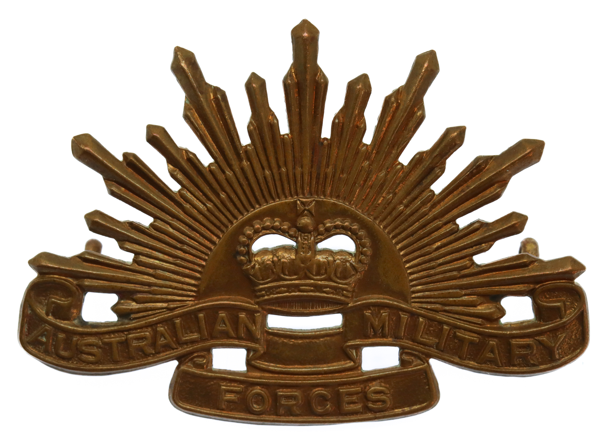 Australian Military Forces Cap Badge - Queen's Crown