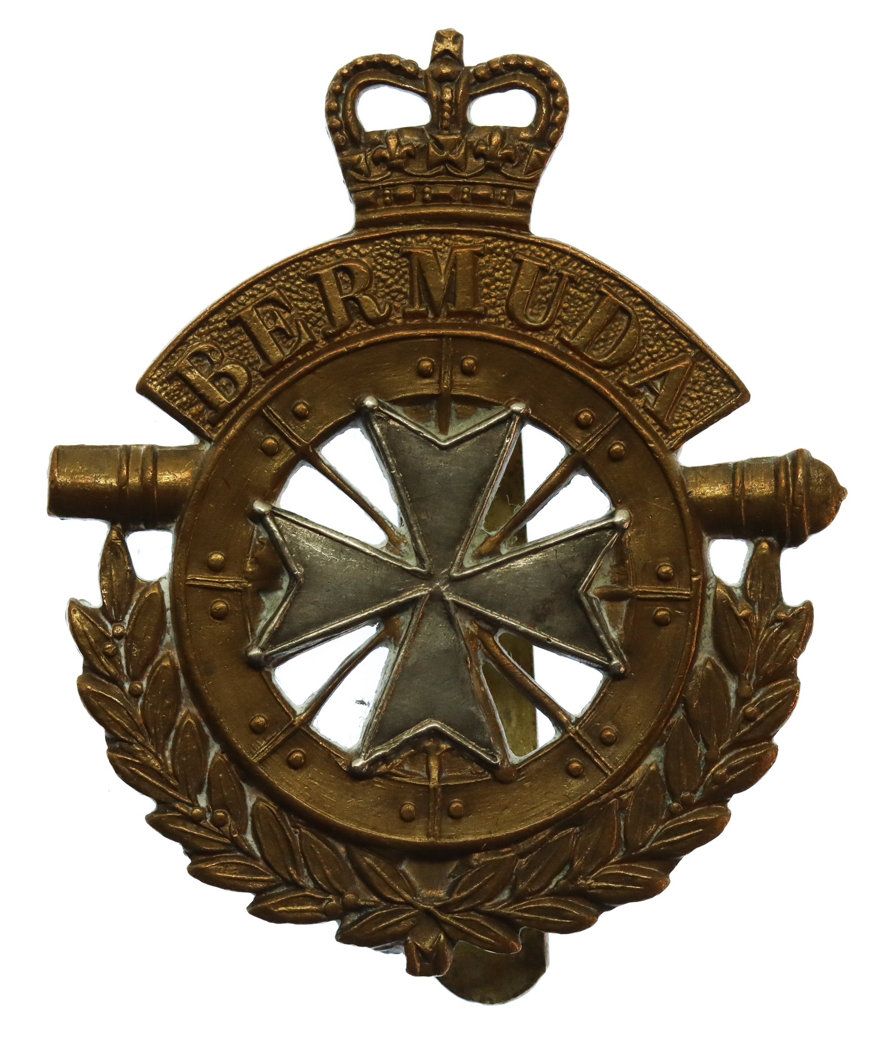 Royal Bermuda Regiment Cap Badge - Queen's Crown