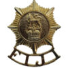 Fiji Defence Force Anodised (Staybrite) Cap Badge - Queen's Crown