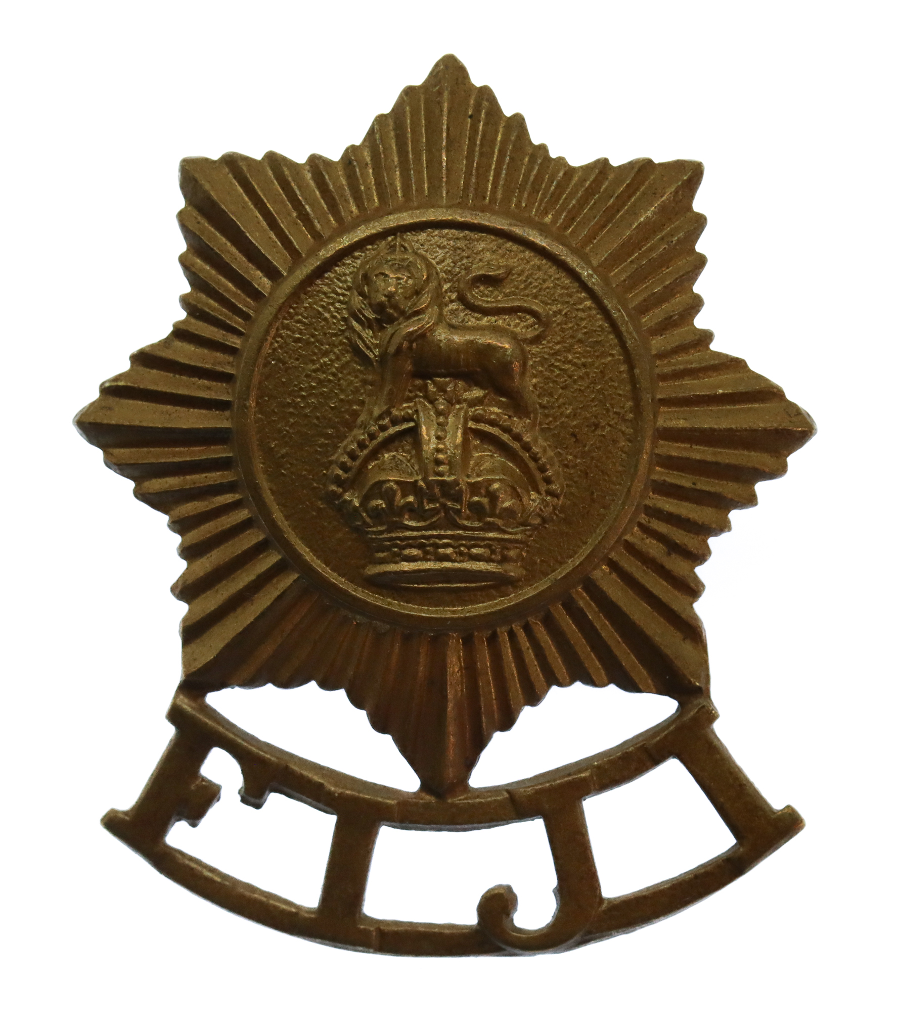 Fiji Defence Force Cap Badge - King's Crown