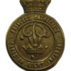 Princess Patricia's Canadian Light Infantry (P.P.C.L.I.) Brass Cap Badge - King's Crown