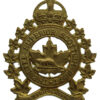 Canadian Lake Superior Scottish Regiment Cap Badge - King's Crown
