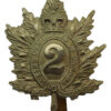 Canadian Queen's Own Rifles of Canada Cap Badge - Queen's Crown