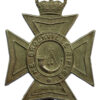 Canadian The Brockville Rifles Cap Badge - Queen's Crown