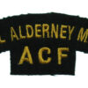 Royal Aldeney Militia A.C.F. Cloth Shoulder Title