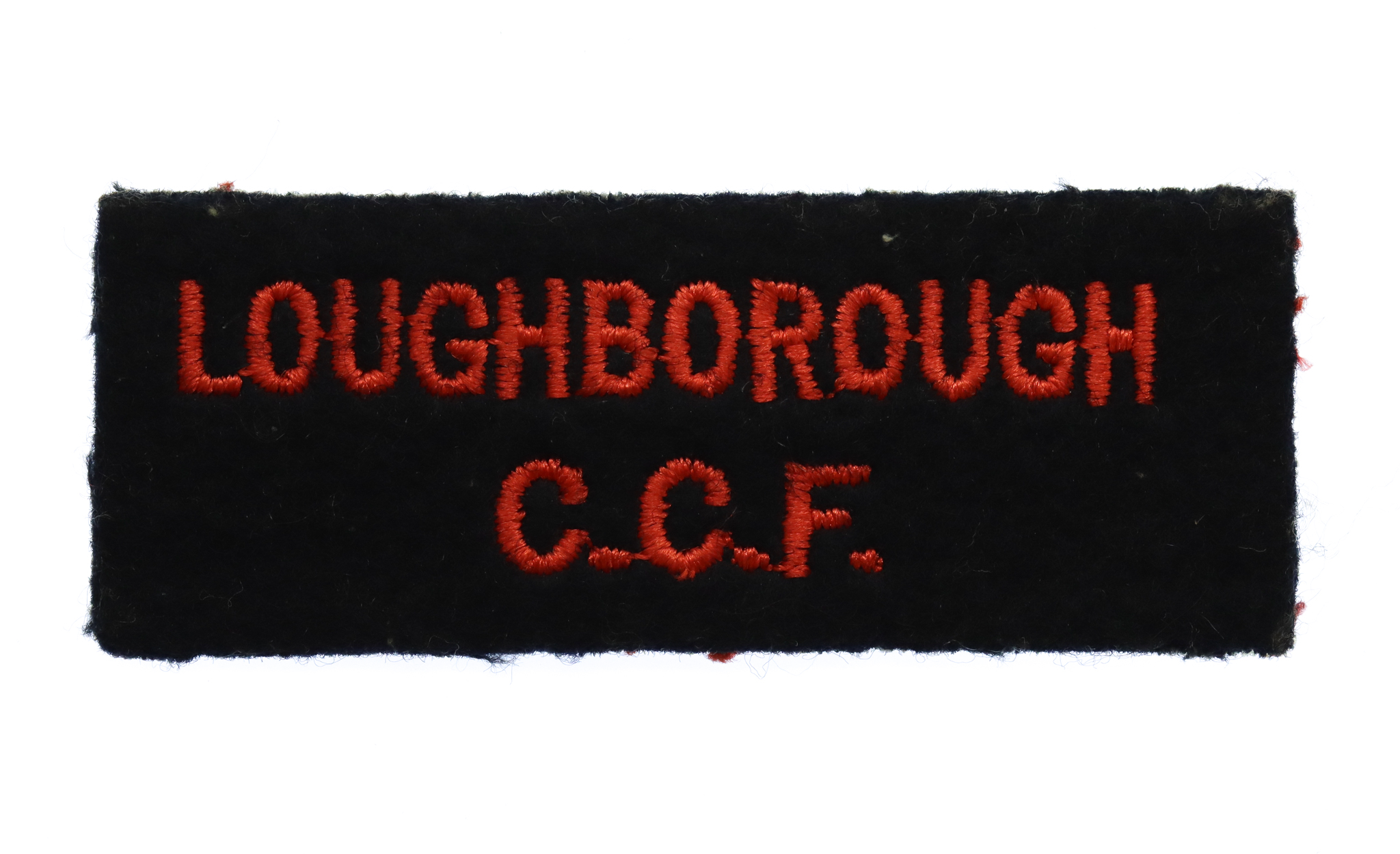 Loughborough Grammar School C.C.F. (LOUGHBOROUGH/C.C.F.) Cloth Shoulder Title