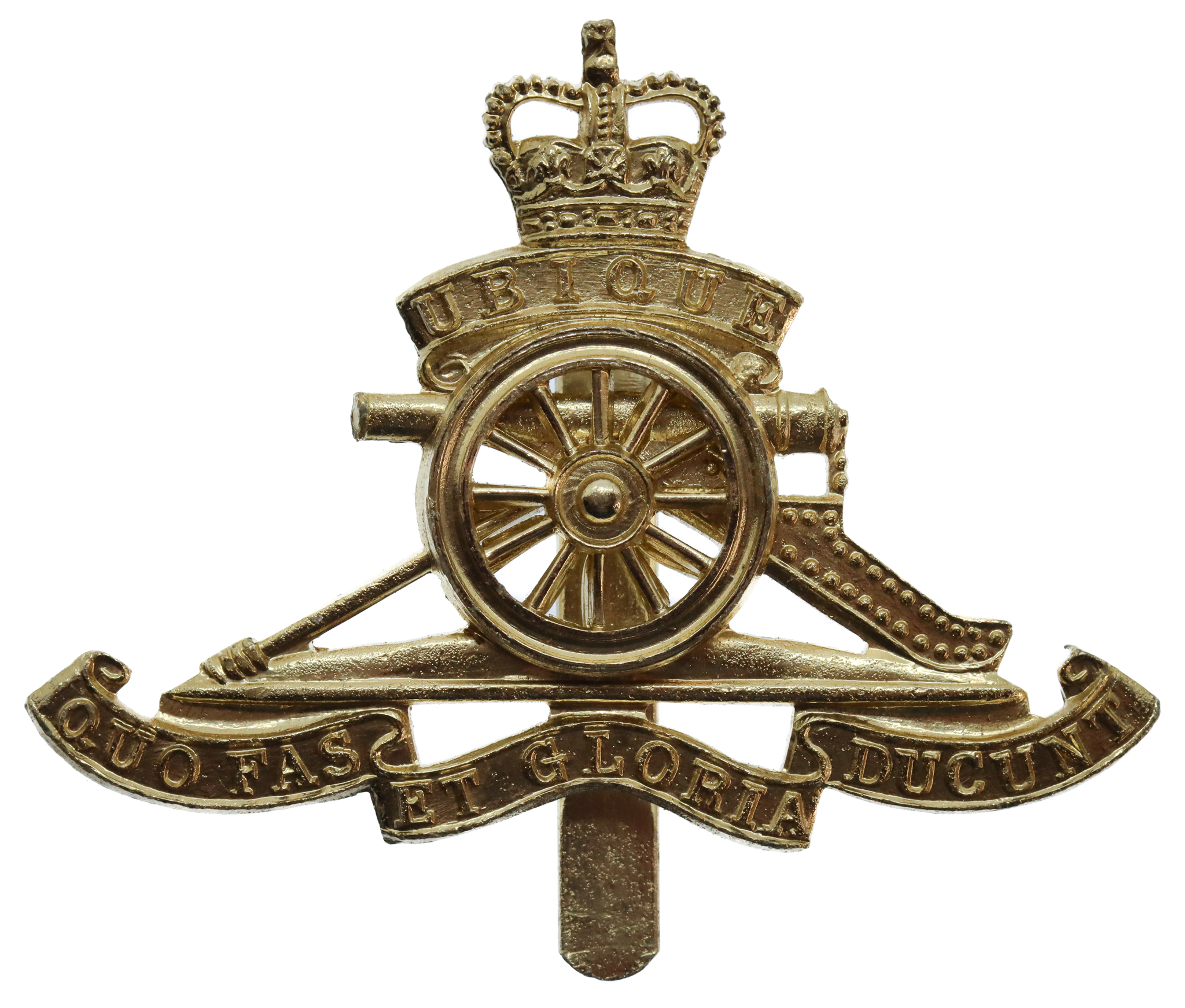 Royal Artillery Anodised (Staybrite) Cap Badge 