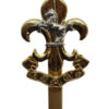 The King's Regiment Anodised (Staybrite) Beret Badge