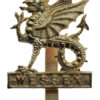 Wessex Brigade Anodised (Staybrite) Cap Badge