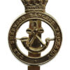 Sherwood Rangers Yeomanry Anodised (Staybrite) Cap Badge - Queen's Crown