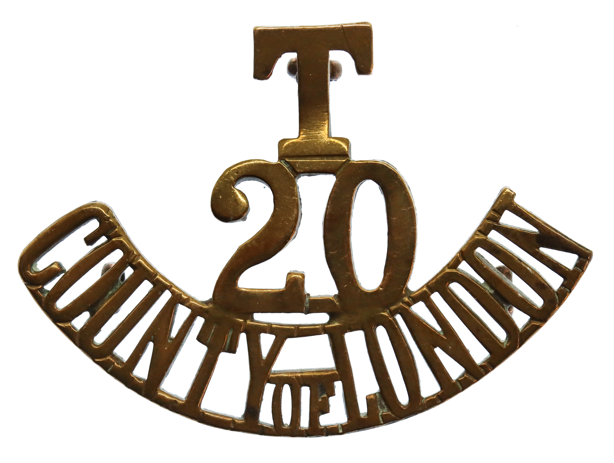 20th County of London Bn. (Blackheath & Woolwich) London Regiment (T/20/LONDON) Shoulder Title