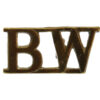 Black Watch Royal Highlanders (B.W.) Shoulder Title