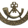 Somerset & Cornwall Light Infantry (Bugle/SOMERSET&CORNWALL) White Metal Shoulder Title
