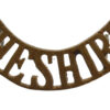 Cheshire Regiment (CHESHIRE) Shoulder Title