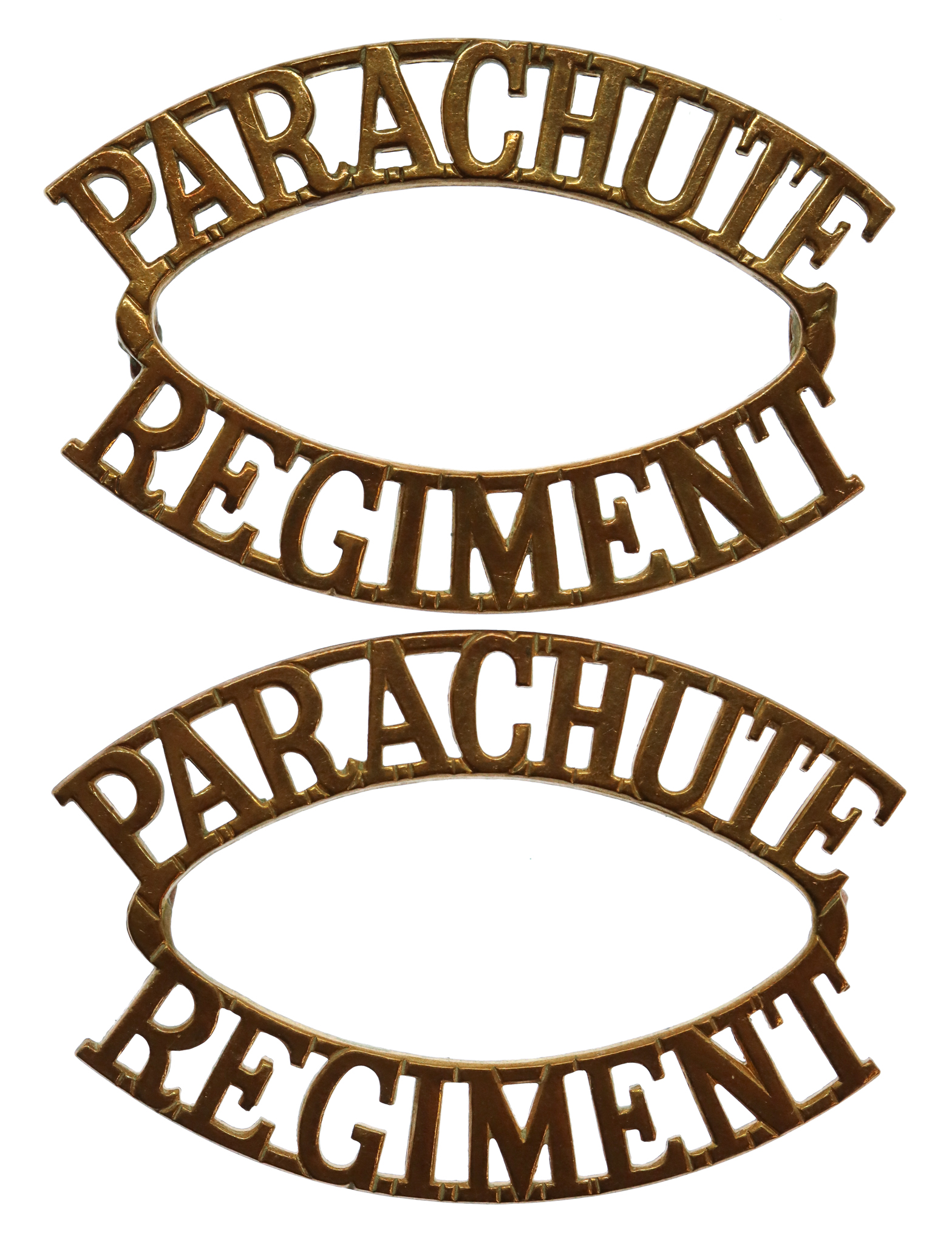 Pair of Parachute Regiment (PARACHUTE/REGIMENT) Shoulder Titles