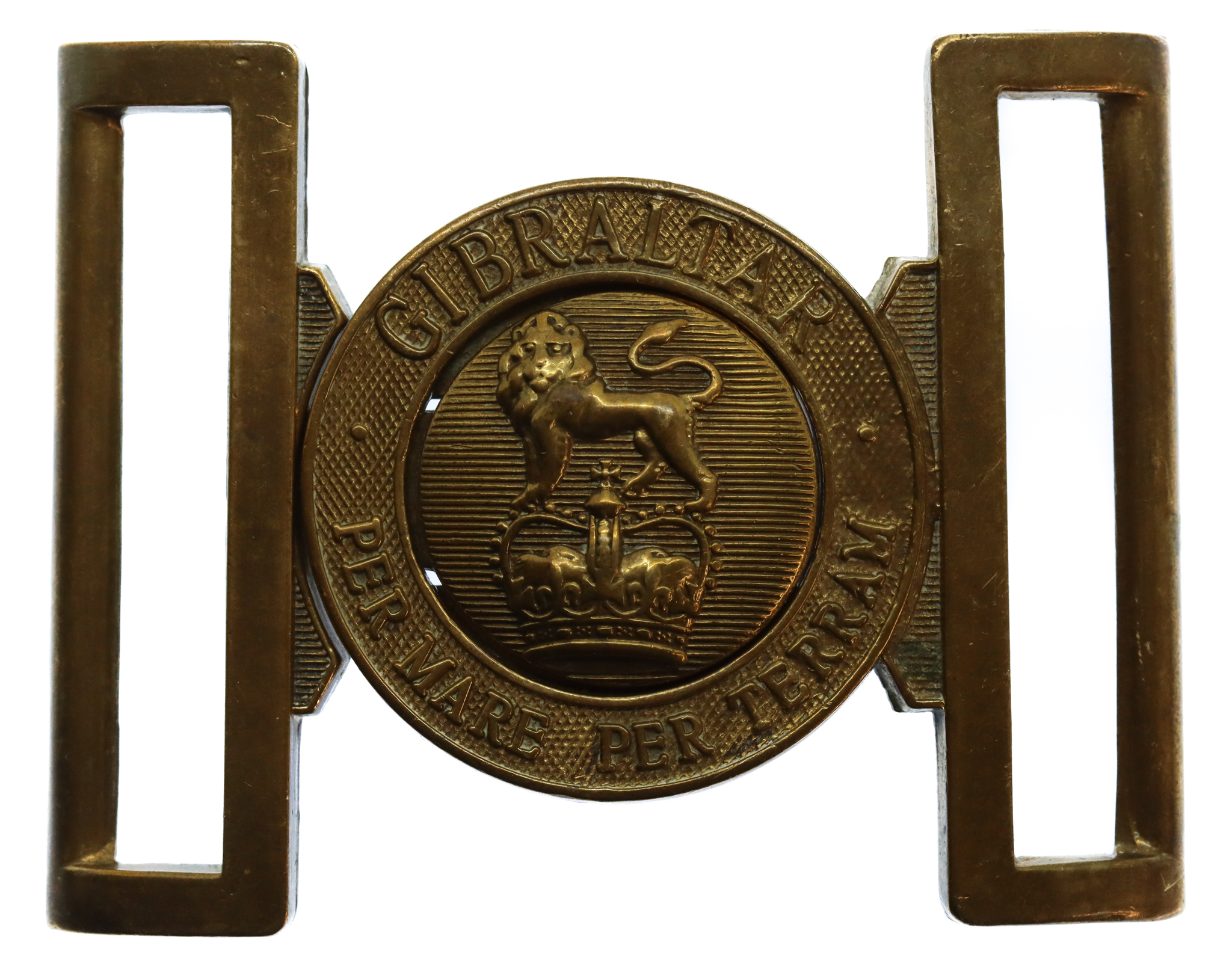 Royal Marines Waist Belt Buckle - Queen's Crown