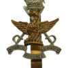 Mobile Defence Corps Bi-Metal Cap Badge - Queen's Crown
