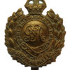 George VI Royal Engineers Economy Cap Badge  (Non Voided Centre)