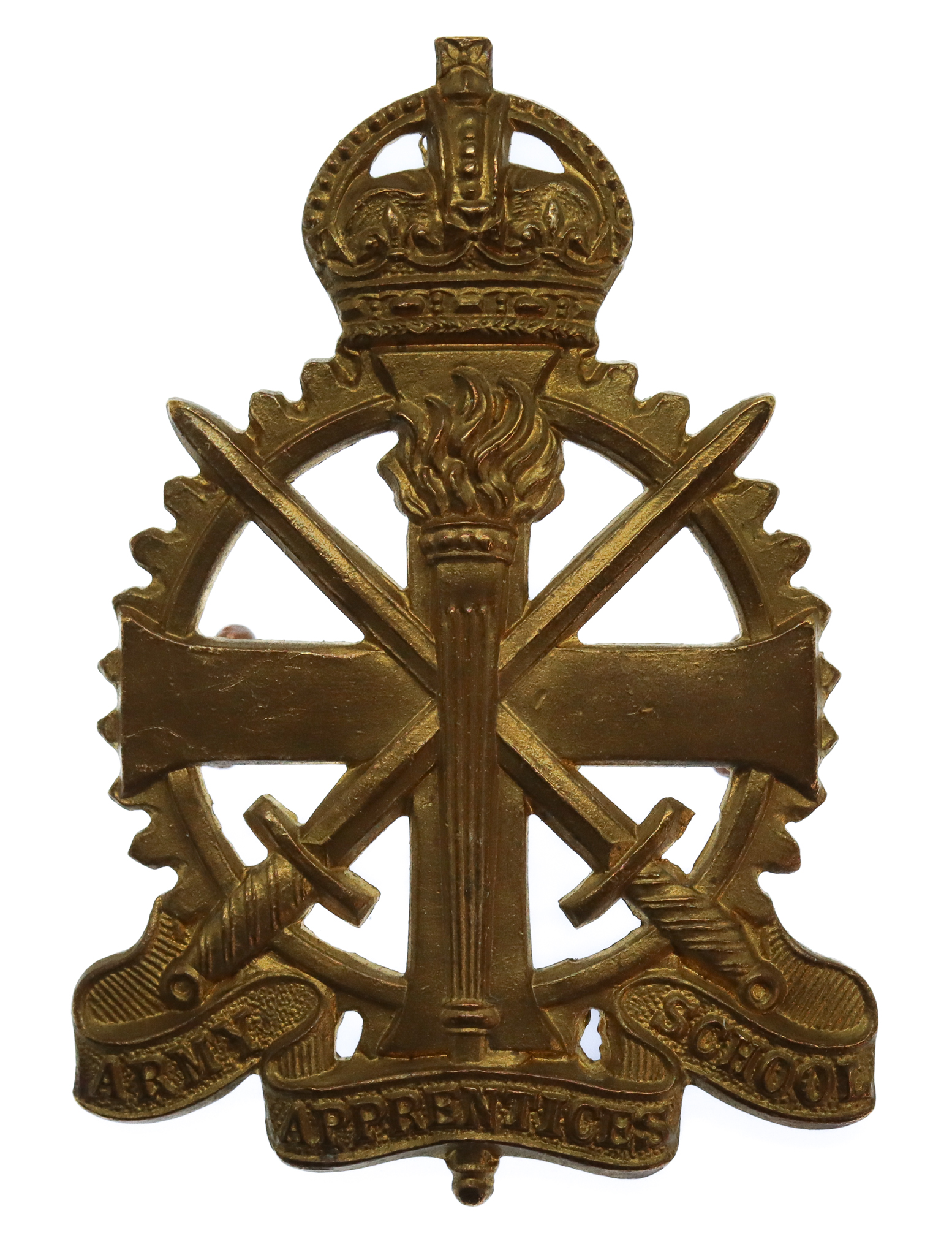 Army Apprentices School Cap Badge - King's Crown