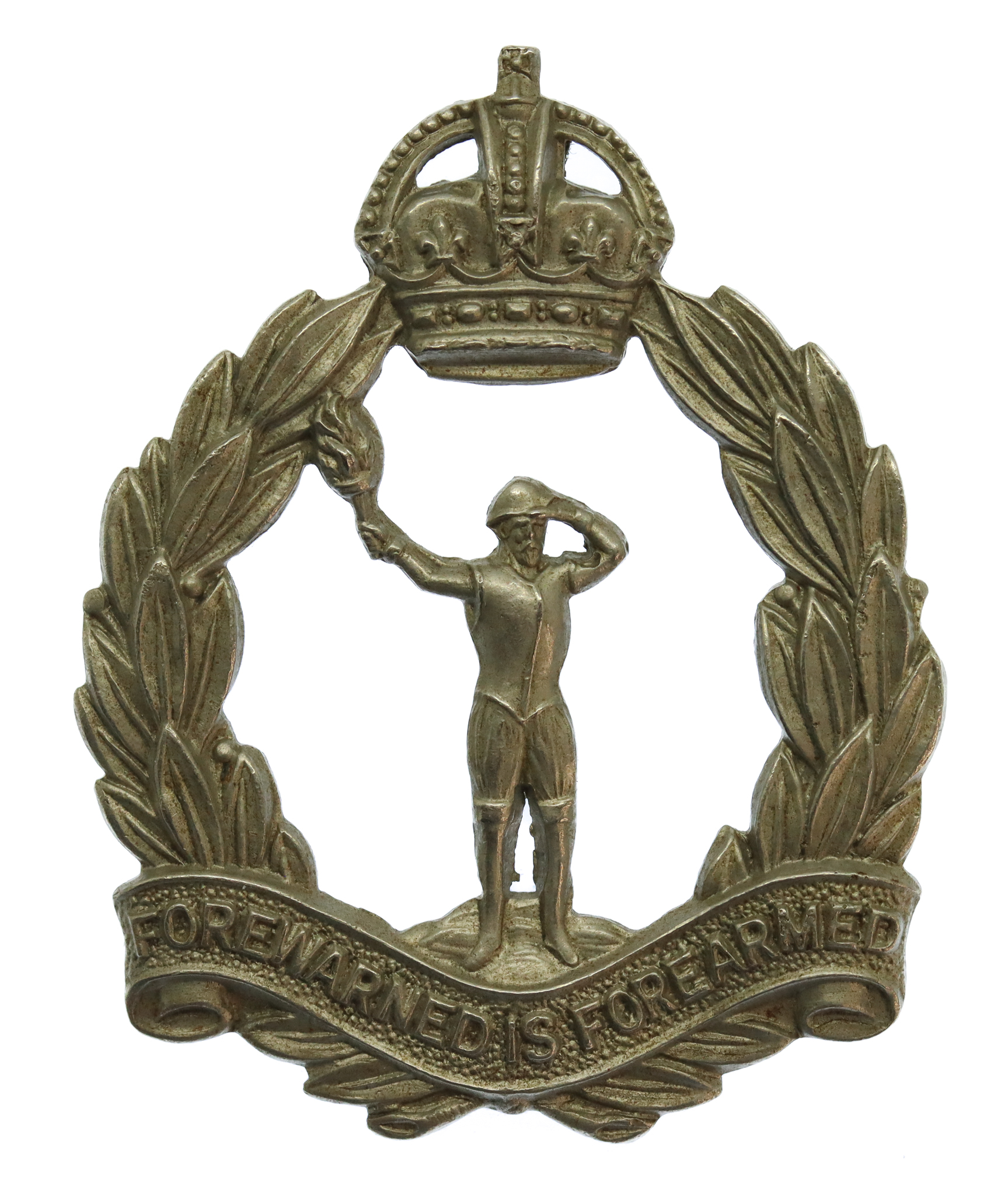 Royal Observer Corps Cap Badge - King's Crown