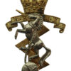 Royal Electrical & Mechanical Engineers (R.E.M.E.) Bi-Metal Cap Badge - Queen's Crown
