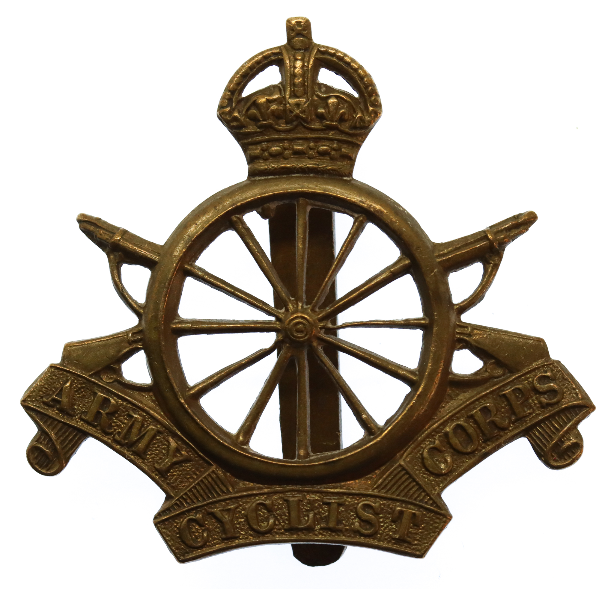 Army Cyclist Corps Cap Badge (12 Spokes)