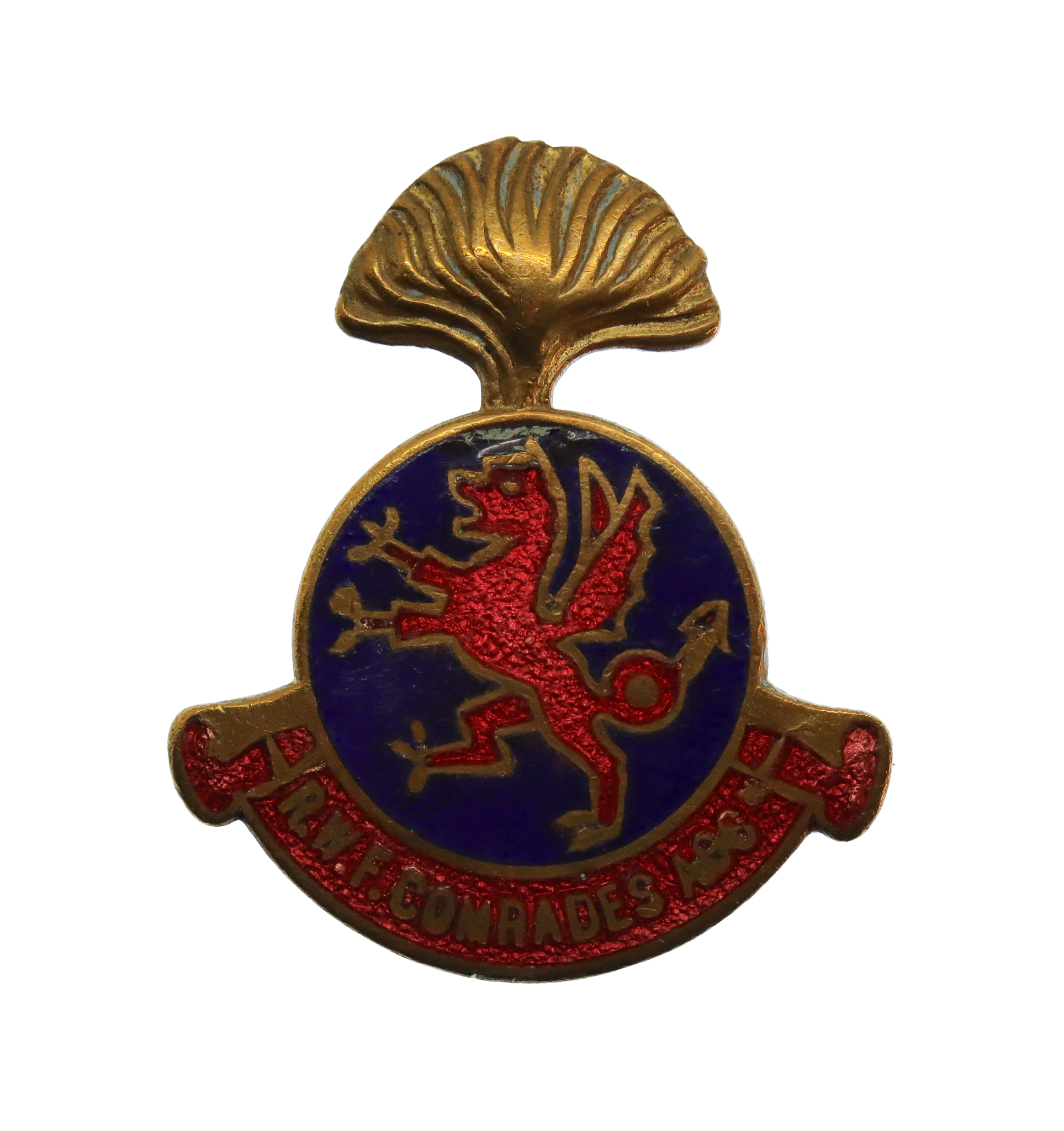 Royal Welch Fusiliers Old Comrades Association Enamelled Lapel Badge