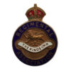 The King's Own (Royal Lancaster) Regiment Old Comrades Association Enamelled Lapel Badge - King's Crown