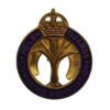 Welsh Guards Old Comrades Association Enamelled Lapel Badge - King's Crown
