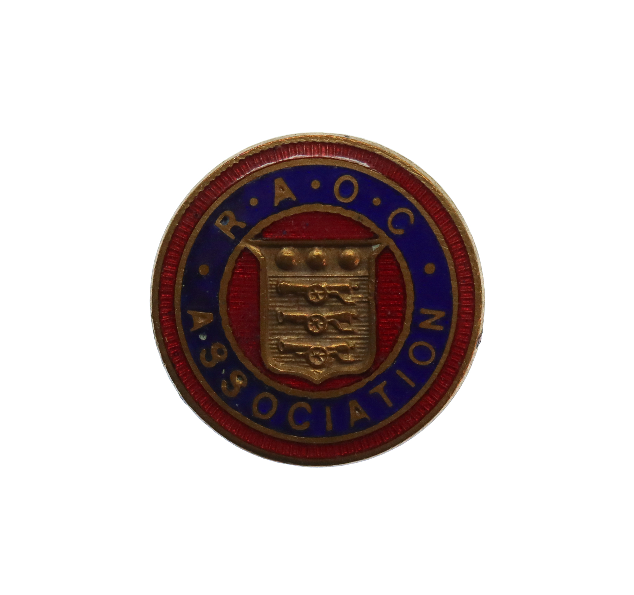 Royal Army Ordnance Corps (R.A.O.C.) Association Enamelled Lapel Badge 