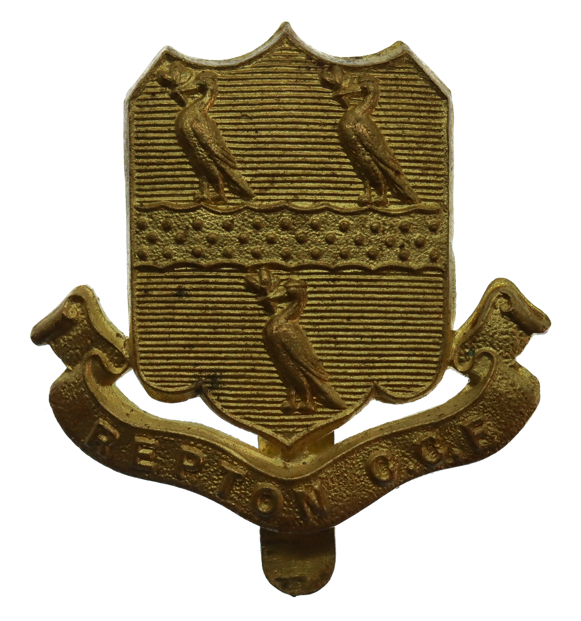 Repton School C.C.F. Cap Badge