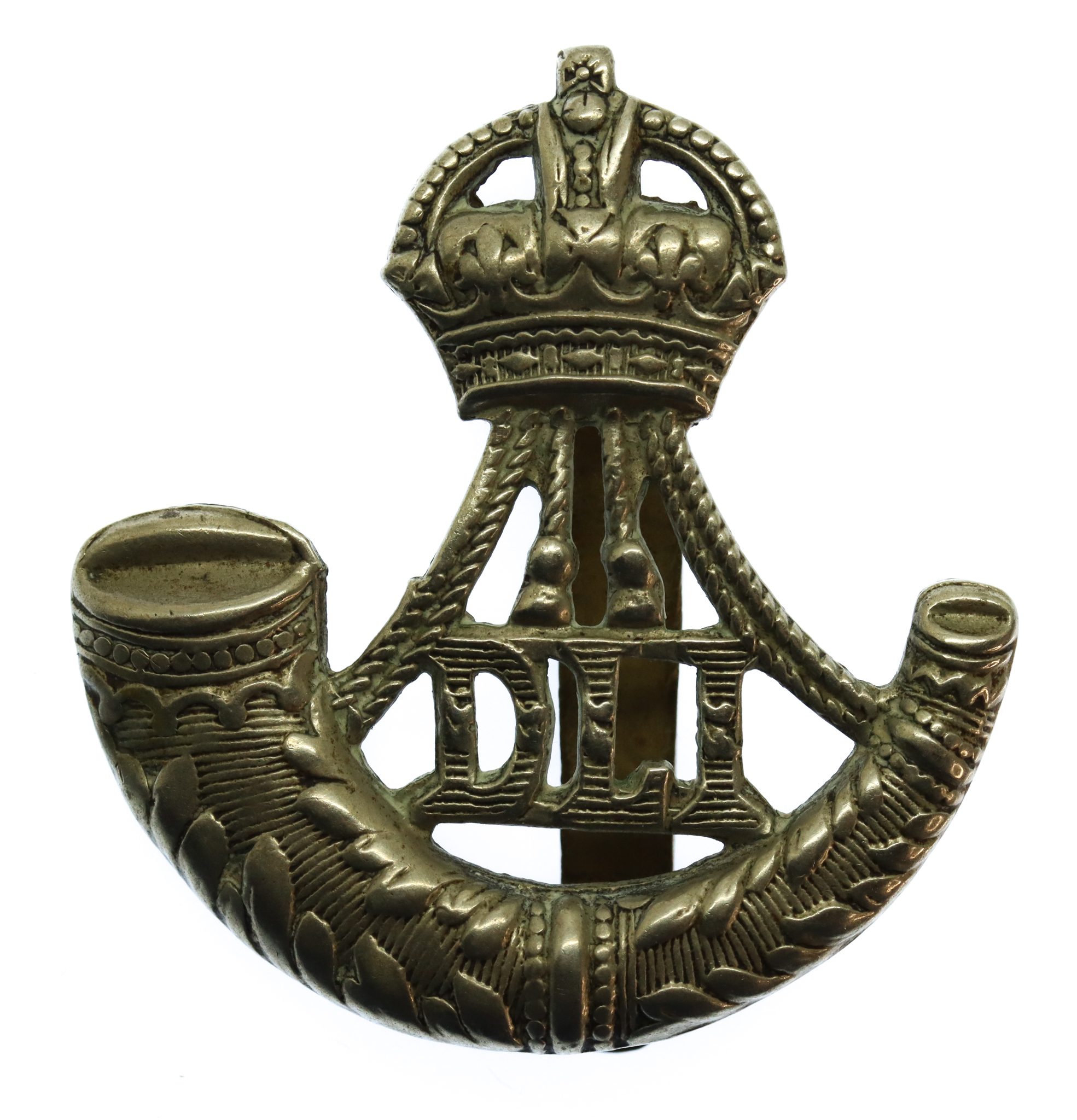 Durham Light Infantry (D.L.I.) Cap Badge - King's Crown