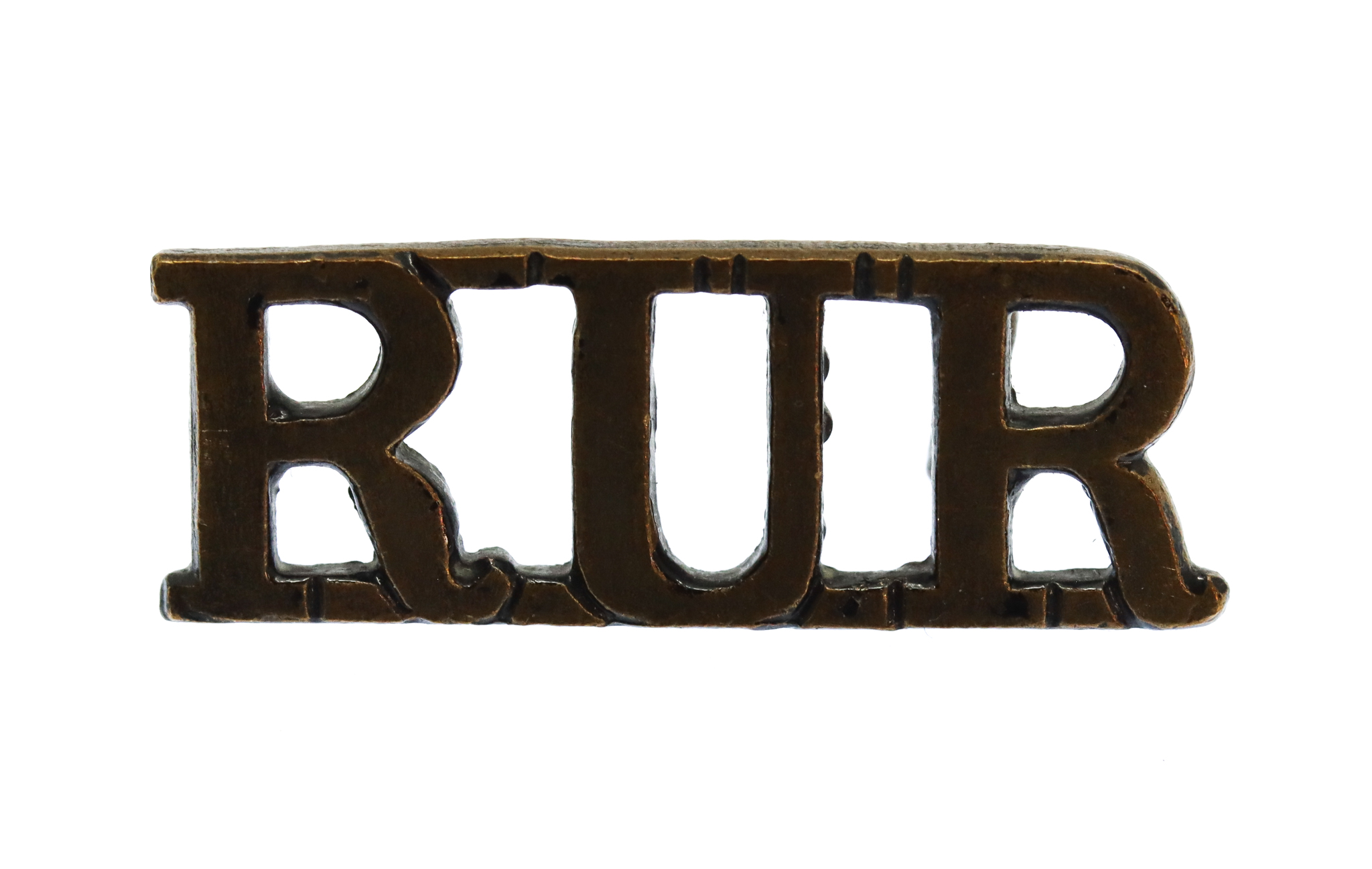 Royal Ulster Rifles (R.U.R.) Shoulder Title