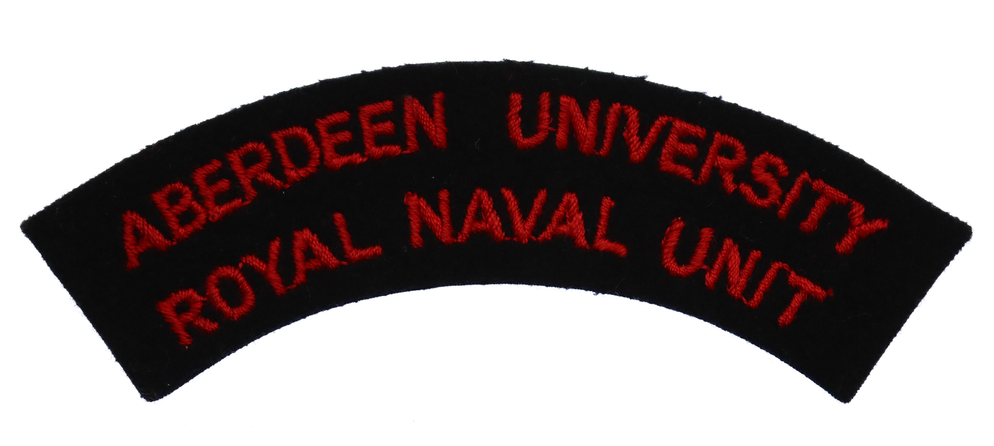 Aberdeen University Royal Naval Unit Cloth Shoulder Title