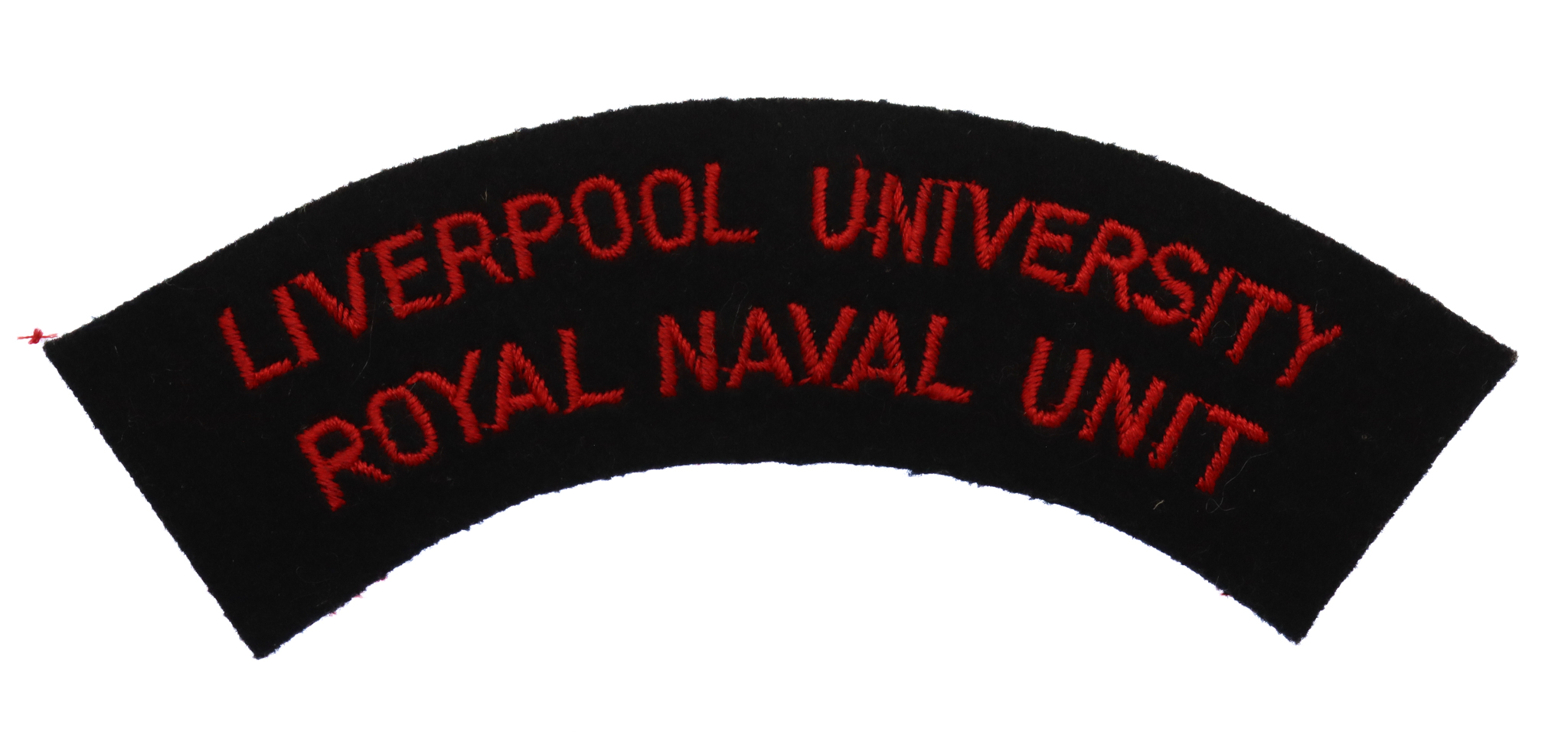 Liverpool University Royal Naval Unit Cloth Shoulder Title
