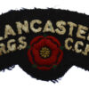 Lancaster Royal Grammar School C.C.F. Cloth Shoulder Title