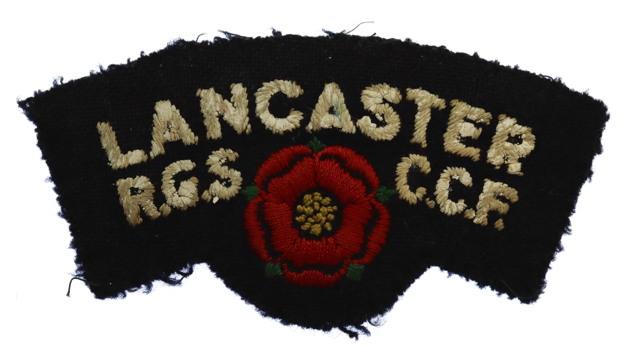 Lancaster Royal Grammar School C.C.F. Cloth Shoulder Title