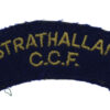 Strathallan School C.C.F. (STRATHALLAN/C.C.F.) Cloth Shoulder Title
