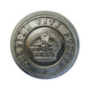Chester City Police Chrome Button - King's Crown (25mm)