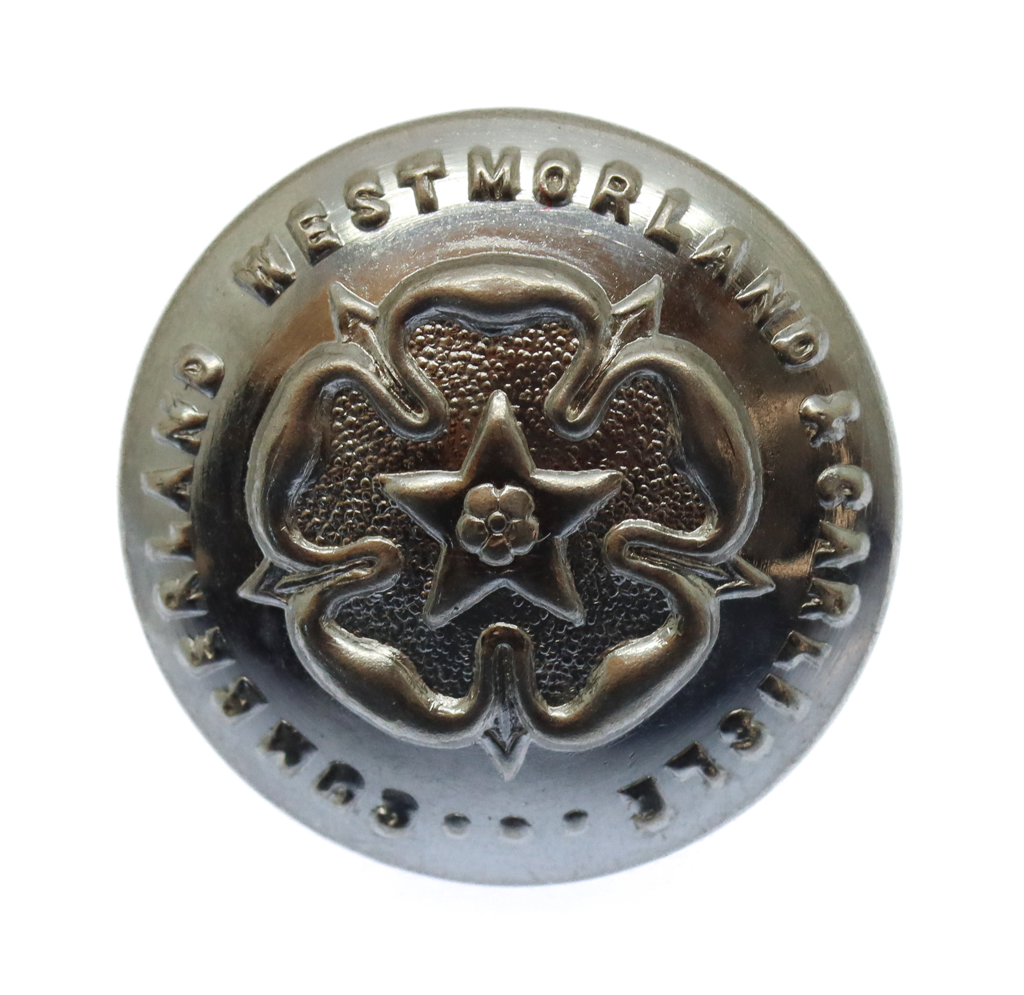 Cumberland, Westmoreland & Carlisle Constabulary Chrome Button (23mm)