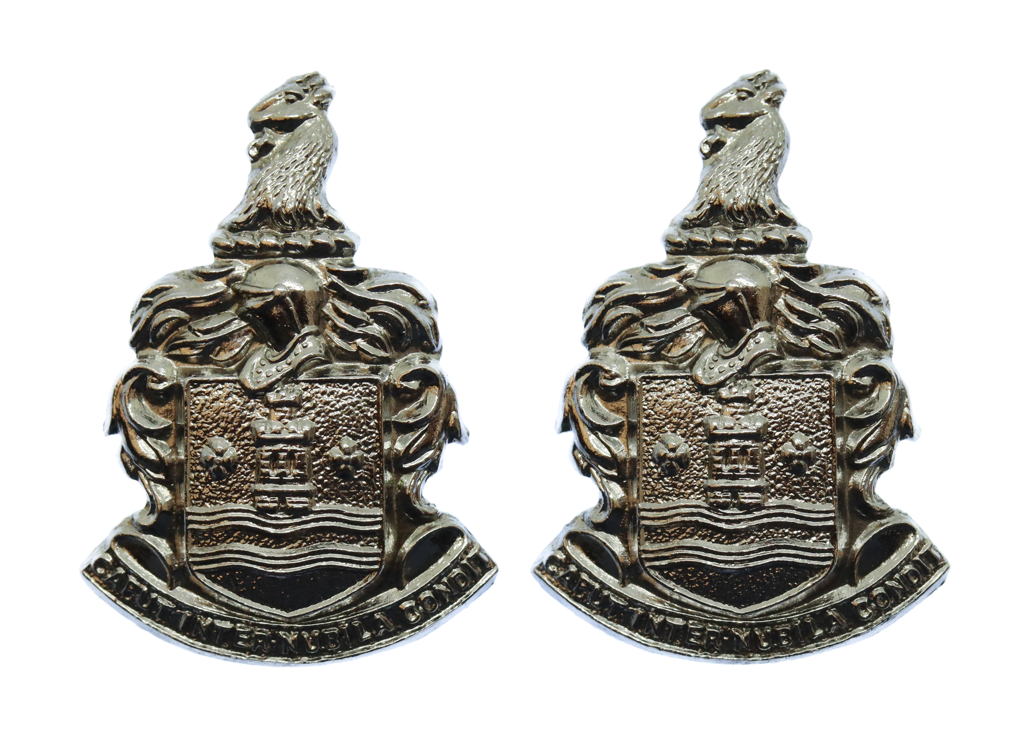Pair of Gateshead Borough Police Collar Badges