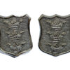 Pair of Hull City Police Collar Badges