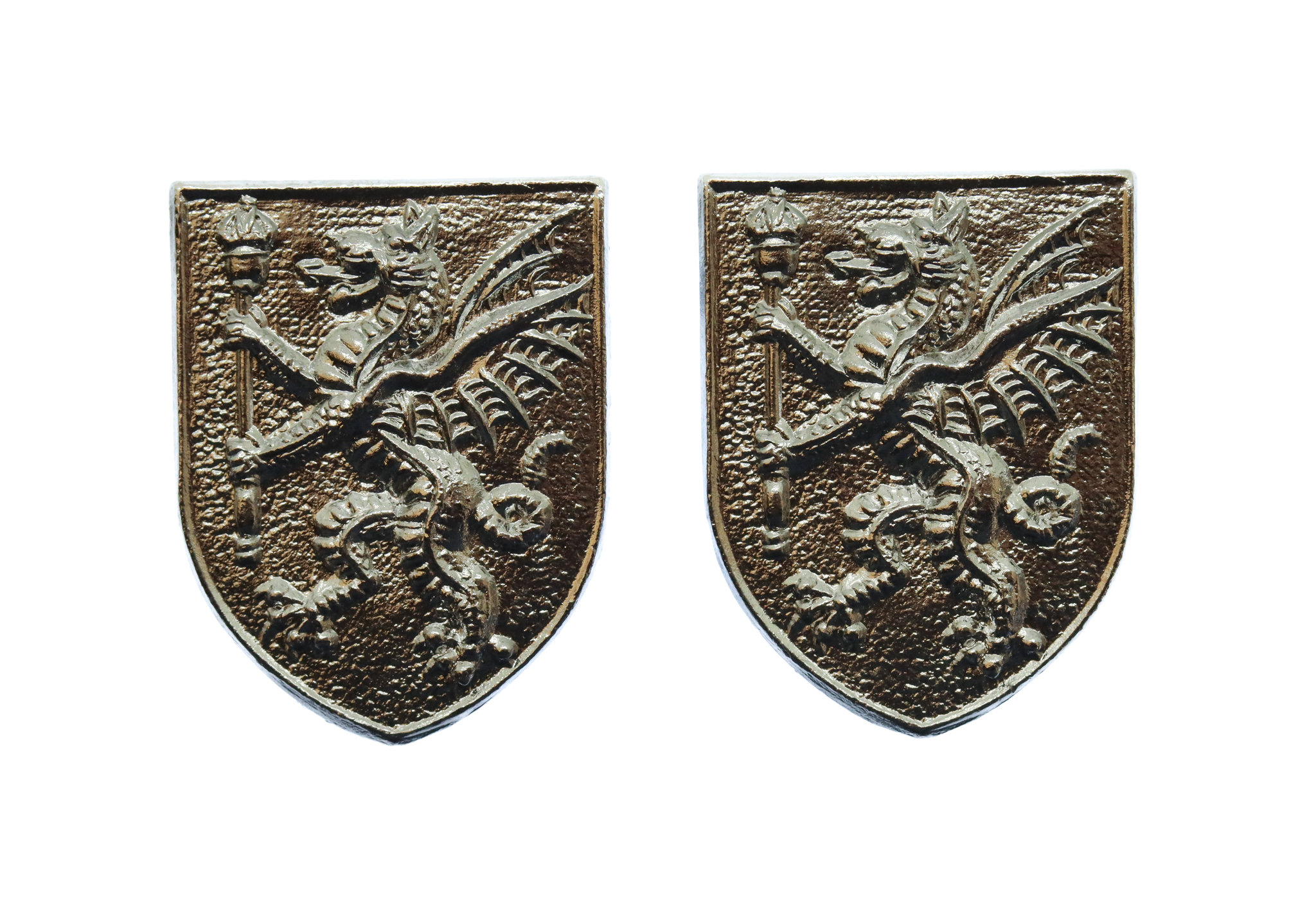 Pair of Somersetshire Constabulary Collar Badges