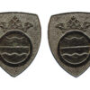 Pair of Cambridgeshire Constabulary Collar Badges