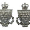 Pair of Cornwall Constabulary Collar Badges - Queen's Crown