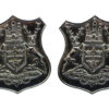 Pair of Nottingham City Police Collar Badges