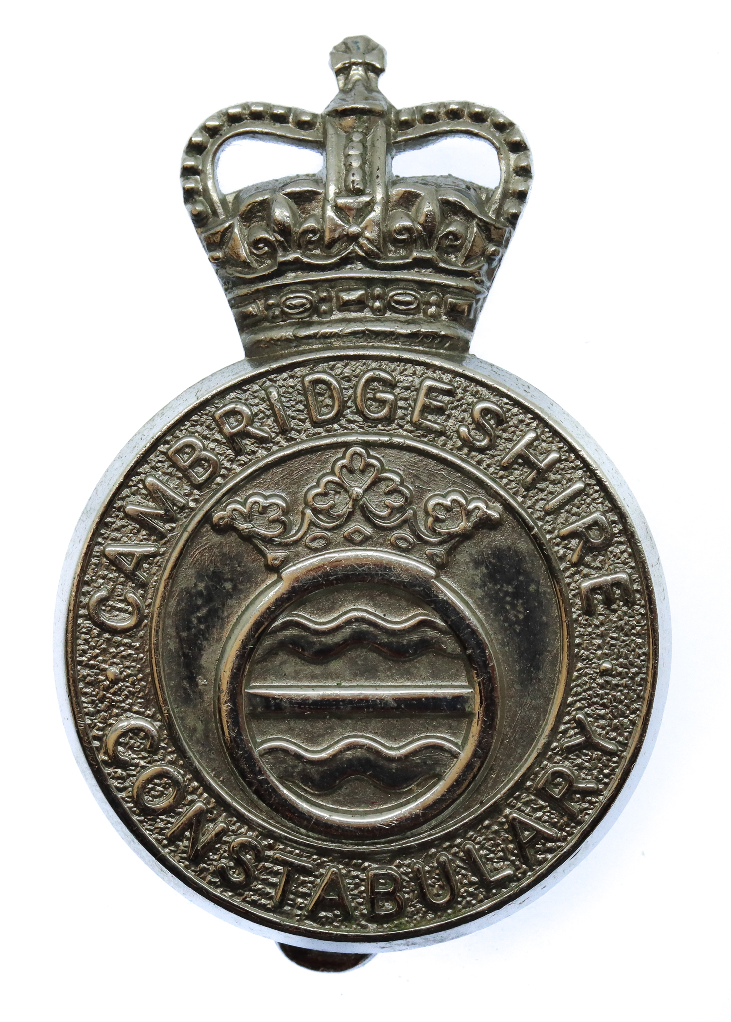 Cambridgeshire Constabulary Cap Badge - Queen's Crown