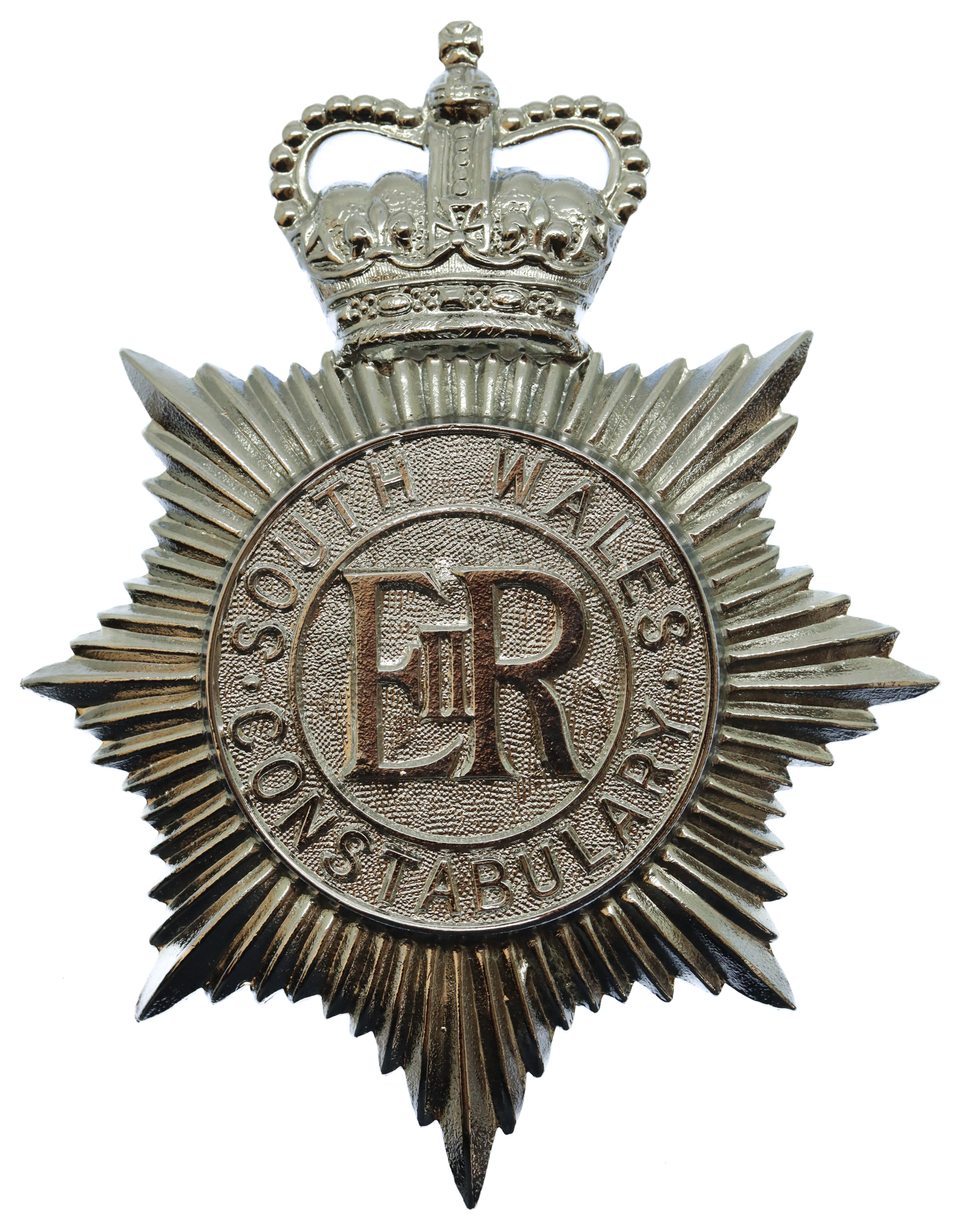 South Wales Constabulary Helmet Plate - Queen's Crown